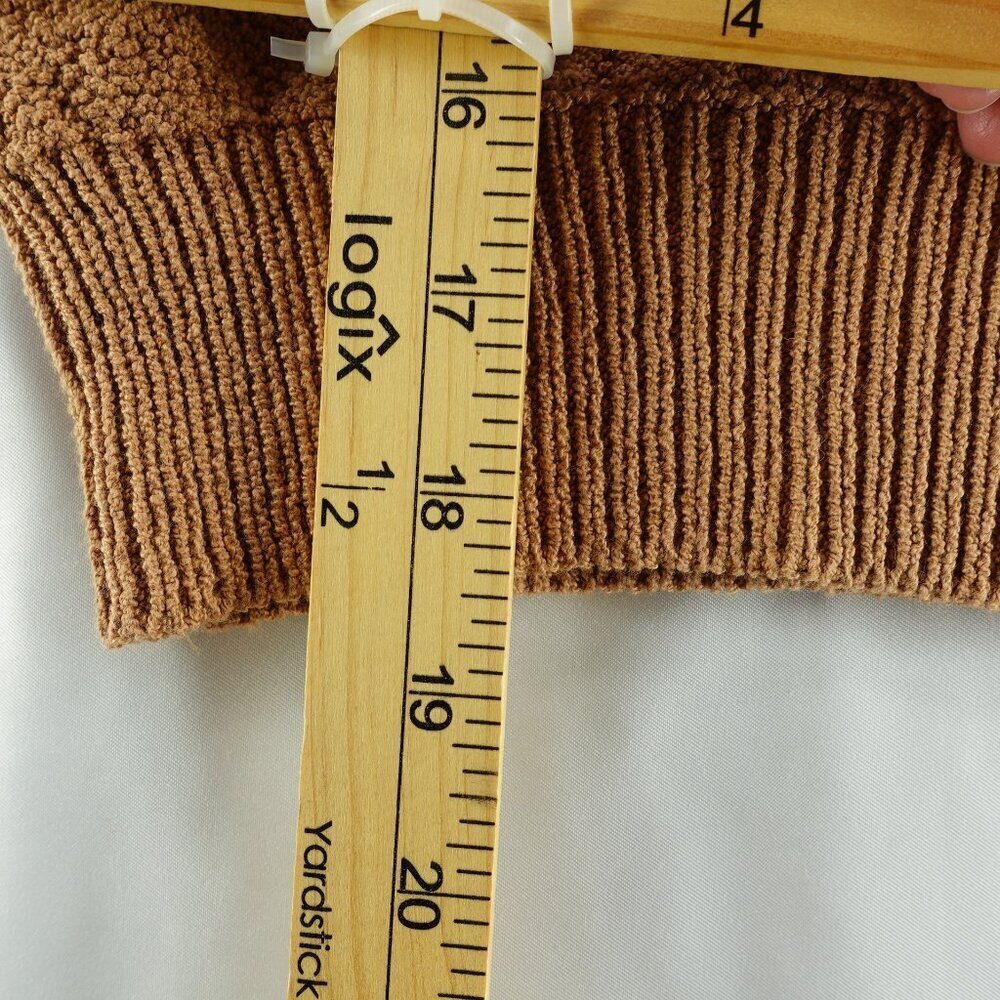 NEW EQUIPMENT FEMME mimi sweater top cotton blend in iced coffee size XS $295 - Picture 6 of 8